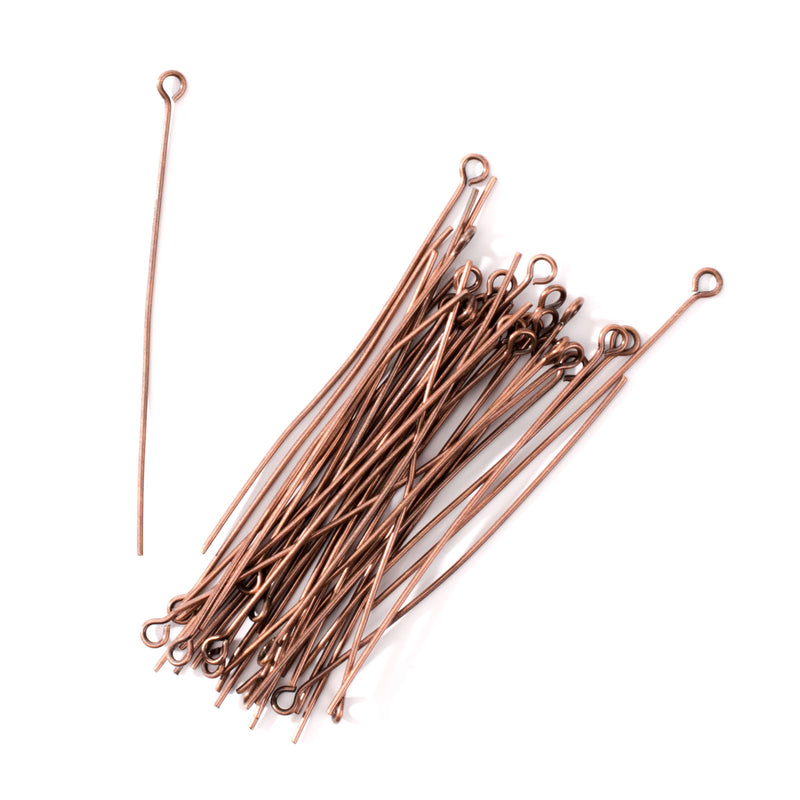 Afbeelding laden in galerijviewer, Darice • messing kettelstift 5cm 36pcs antique copper
