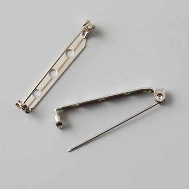 Darice • brochespeld 38mm x10 zilver