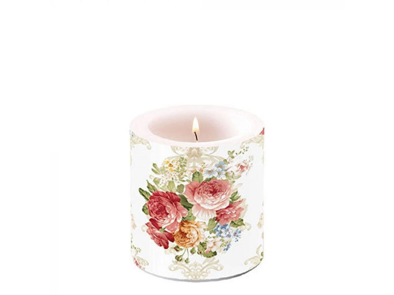 Afbeelding laden in galerijviewer, Ambiente kaars klein sara cream ø7,5xh8cm paraffine
