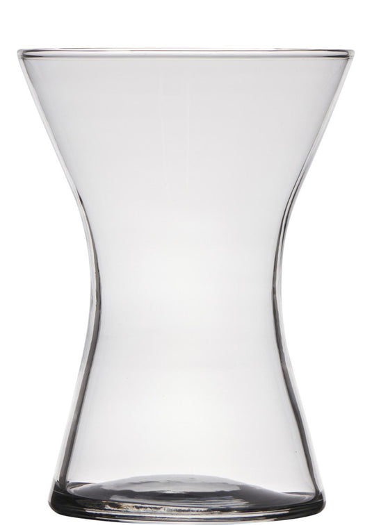 B-living vaas glas essentials x-shape ã˜14xh20cm