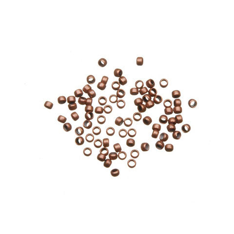 Darice • knijpkralen 1.3mm 1g antique koper