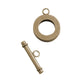 Vaessen creative • toggle clasp ring antique brass