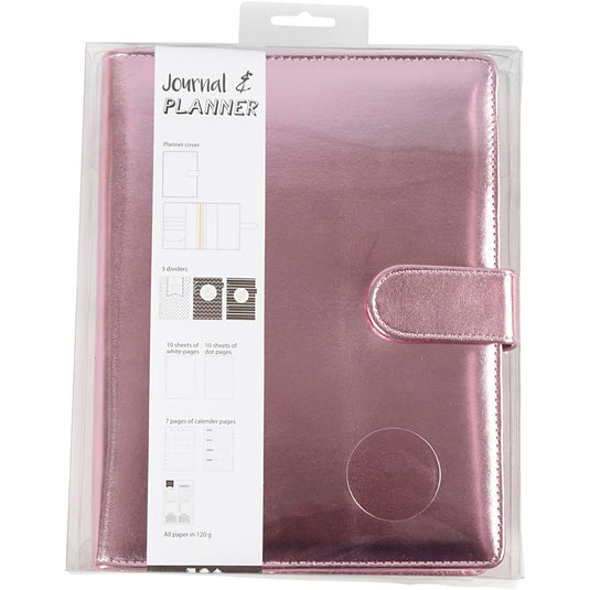 Creativ company planner bulletjournal, afm 19x23,5x4 cm, 1 stuk, roze
