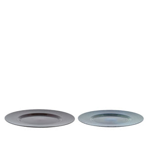 Kaemingk decobord pet 2col assdia33cm x h.1.5cm | 6 stuks