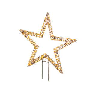Afbeelding laden in galerijviewer, Kaemingk micro led stake light wicker steady buitenl.1 cm x w.76cm x h.92cm
