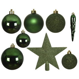 Afbeelding laden in galerijviewer, Kaemingk kerstballen polystyreen matt, shiny, glitter mix dia8cm
