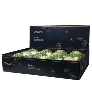 Afbeelding laden in galerijviewer, Kerstbal glasdia8cm | 12 stuks
