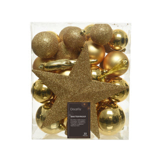 Afbeelding laden in galerijviewer, Kaemingk kerstballen polystyreen shiny, matt, glitter mix dia8cm
