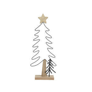 Kaemingk boom ijzerl.17.5cm x w.6cm x h.43.5cm | 2 stuks