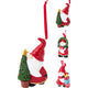 Kerstman hangdeco 13cm 3ass d