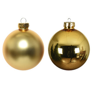 Afbeelding laden in galerijviewer, Kaemingk kerstballen glas shiny,matt mixdia8cm
