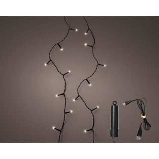 Afbeelding laden in galerijviewer, Kaemingk led duracharge basic lights 8 functie twinkel effect buitenl.1500cm
