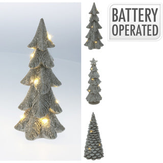 Kerstboom met led 21cm 3ass design