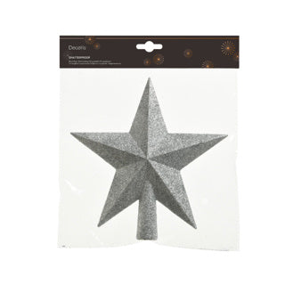 Afbeelding laden in galerijviewer, Kaemingk piek polystyreen glitterl.4.2cm x w.19cm x h.19cm
