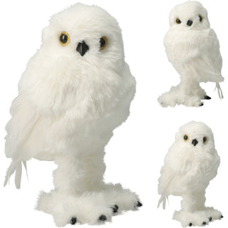 Uil staand 24cm wit 2ass | 4 stuks