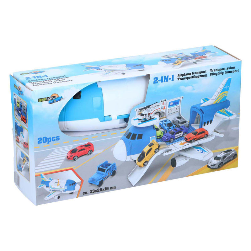 Afbeelding laden in galerijviewer, Vliegtuig Autotransport 2in1, 20dlg.
