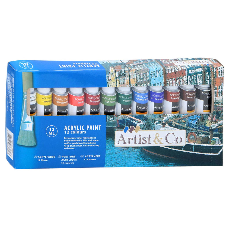 Afbeelding laden in galerijviewer, Acrylverf, 12st.
