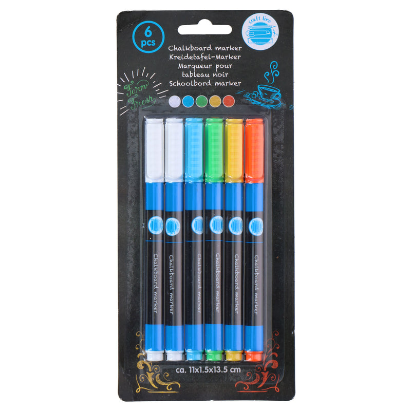 Afbeelding laden in galerijviewer, Schoolbord markers, 6st.
