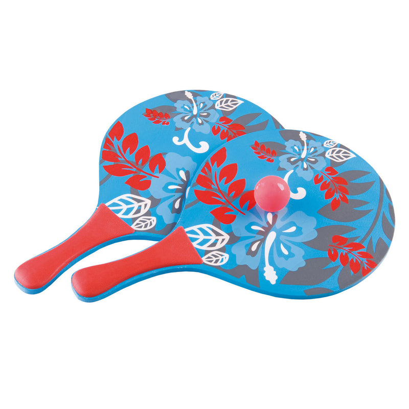 Afbeelding laden in galerijviewer, Beachballset hout, 3dlg
