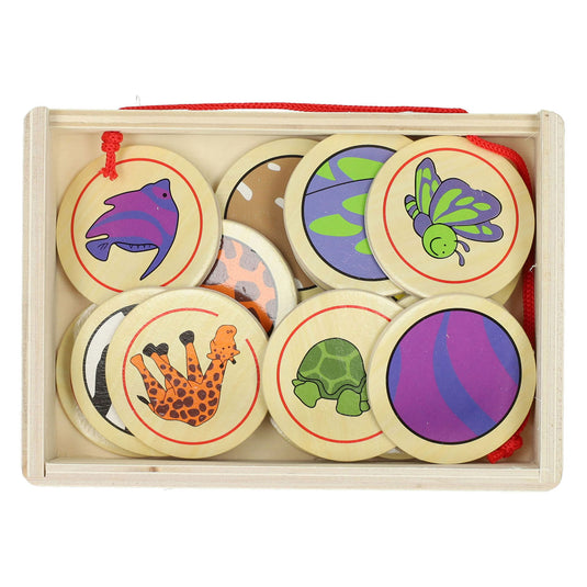 Marionettewood houten memory spel 20-delig