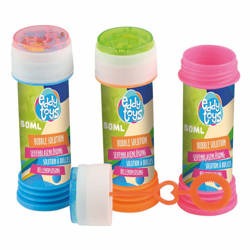 Afbeelding laden in galerijviewer, Eddy toys bellenblaas speelgoed 50ml set van 24 stuks kinderfeestje.
