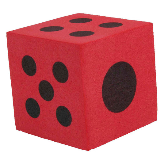 Eddy toys gekleurde foam dobbelstenen - 4st.