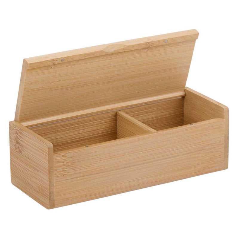 Afbeelding laden in galerijviewer, Houten opbergdoos met deksel, 16,5x6,5cm
