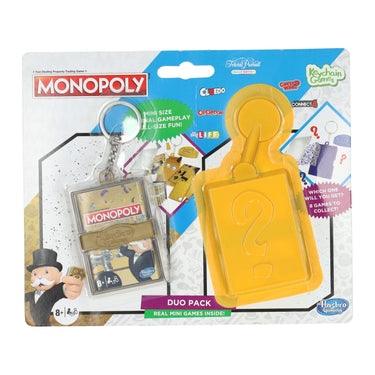 Hasbro mini game sleutelhanger monopoly gold