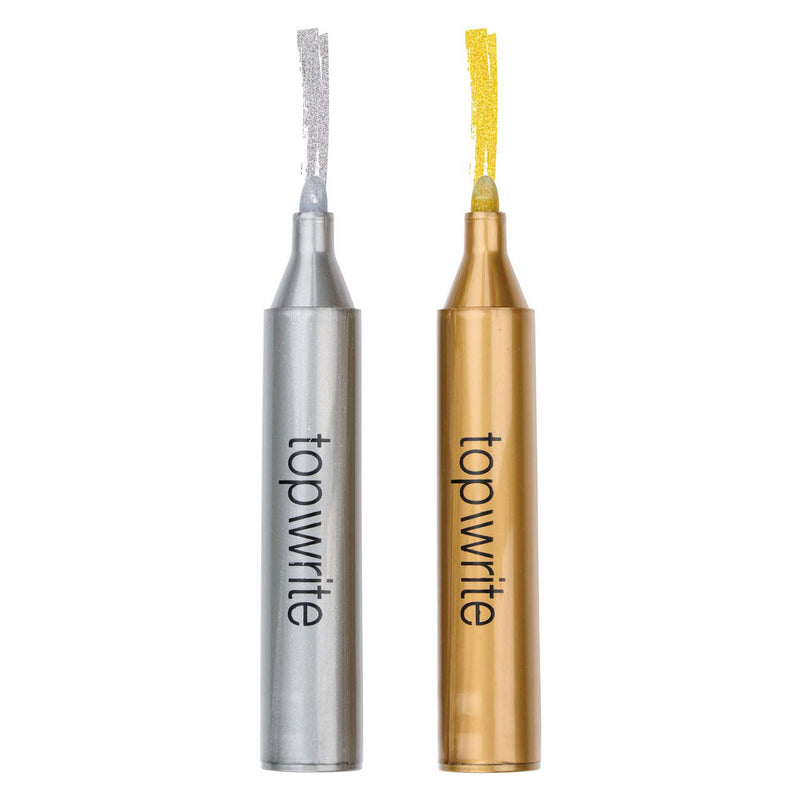 Afbeelding laden in galerijviewer, Markeerstift jumbo (goud of zilver)
