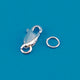 Vaessen creative • karabijnsluiting 14mm 2pcs silver plated