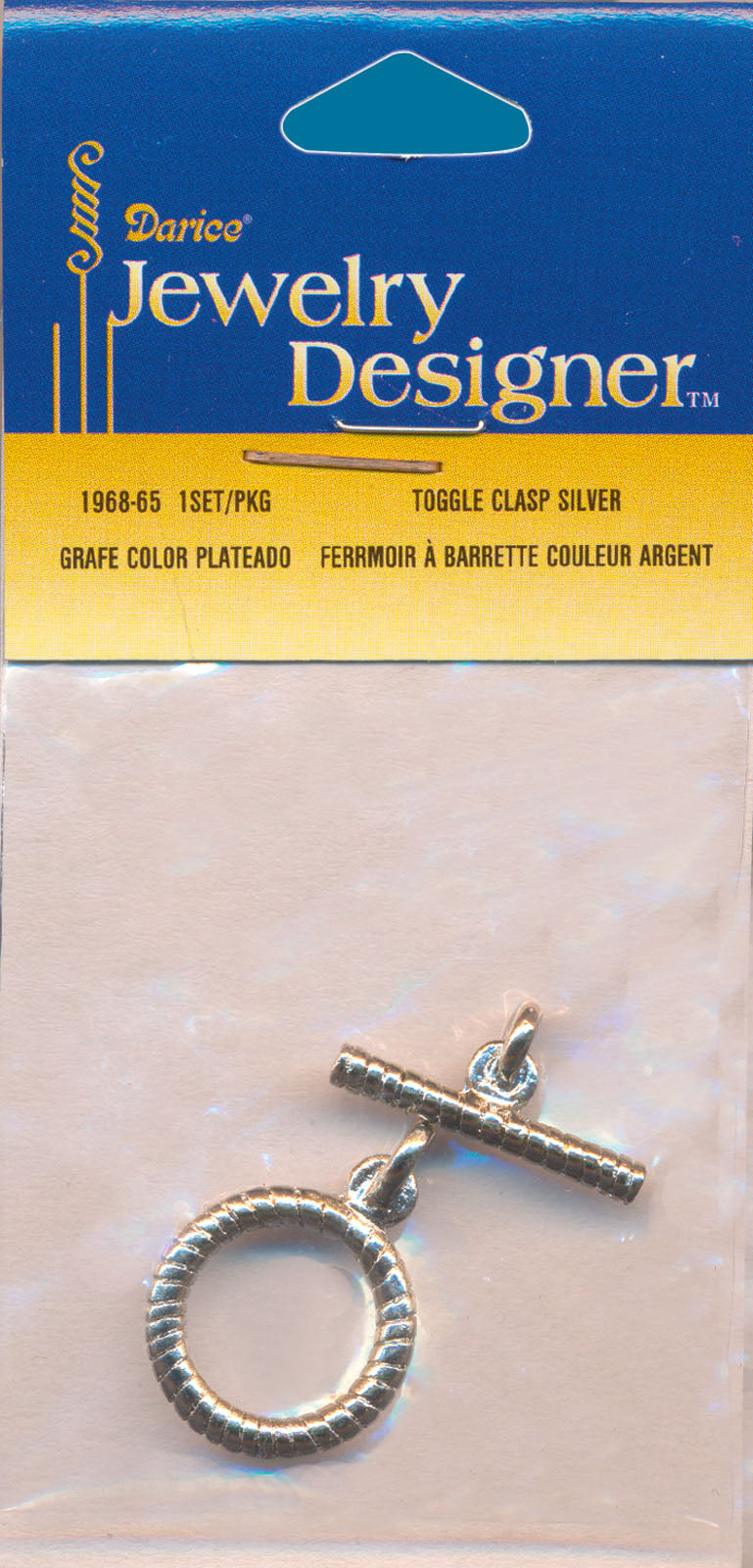 Afbeelding laden in galerijviewer, Darice • toggle clasp silver

