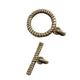 Darice • toggle clasp antique brass