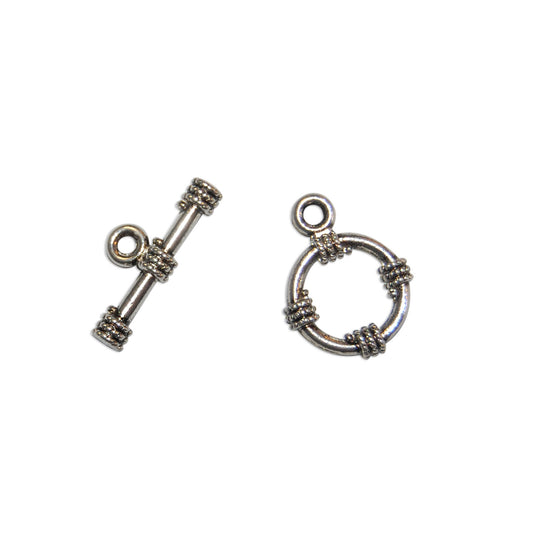 Vaessen creative • siersluiting touw 15mm silver