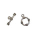 Vaessen creative • siersluiting touw 15mm silver