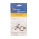 Darice • metal toggle rope 15mm antique silver