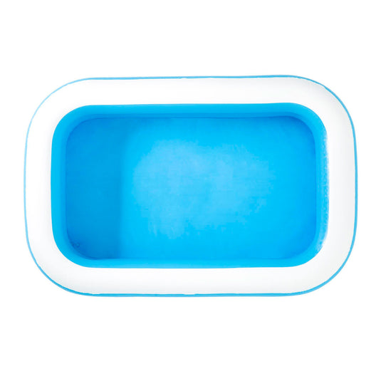 Bestway opblaasbaar zwembad 262x175x51 cm blauw wit
