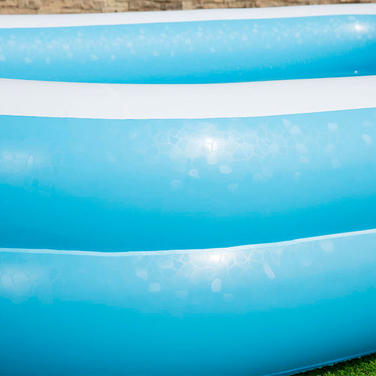 Bestway opblaasbaar zwembad 262x175x51 cm blauw wit