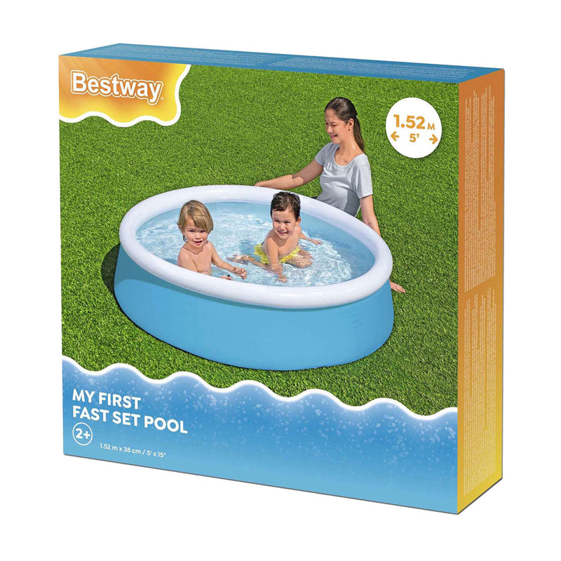 Afbeelding laden in galerijviewer, Bestway my first fast set zwembad rond, 152cm
