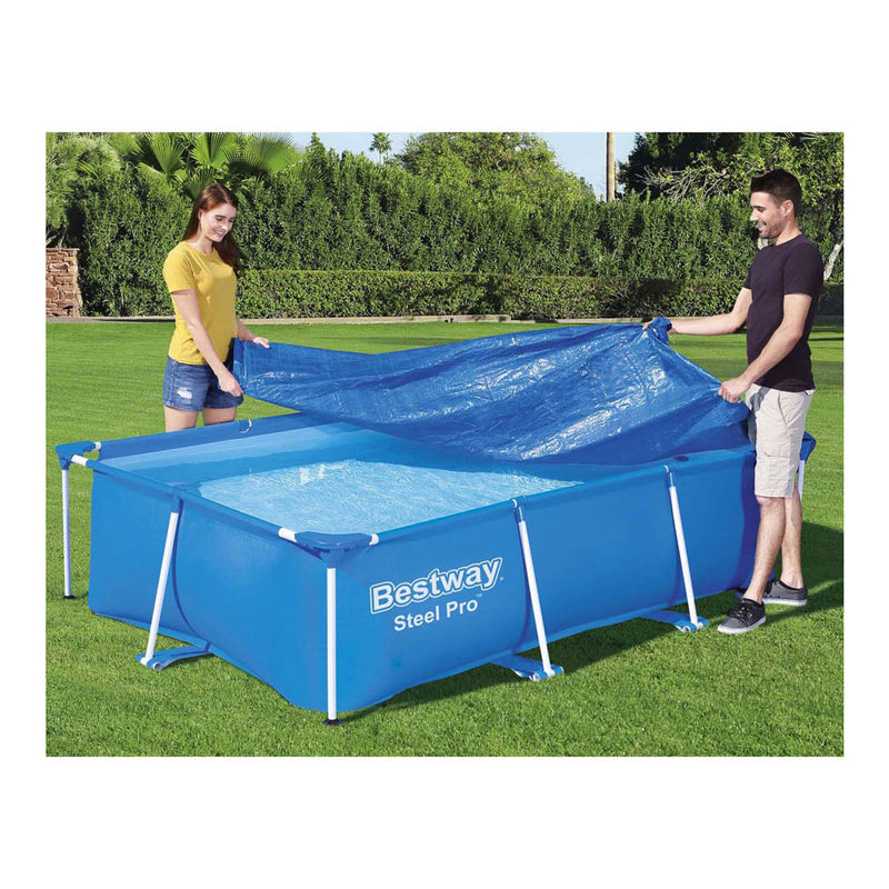Afbeelding laden in galerijviewer, Bestway afdekzeil steel pro rechthoek, 259cm
