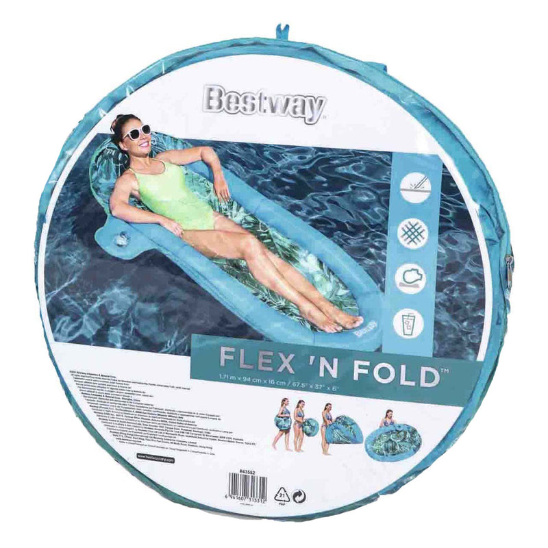 Afbeelding laden in galerijviewer, Bestway flex 'n fold lounge luchtbed, 171cm
