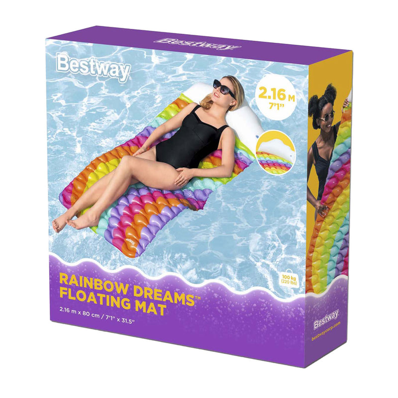 Afbeelding laden in galerijviewer, Bestway rainbow dreams drijvede mat, 161cm
