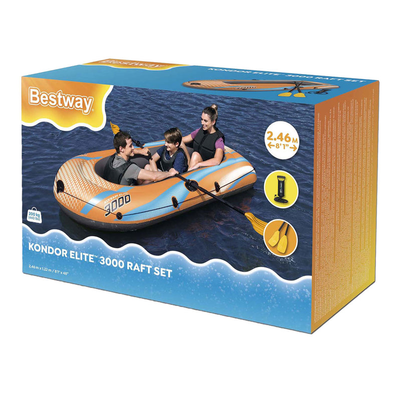 Afbeelding laden in galerijviewer, Bestway boot kondor elite 3000 set opblaasbaar
