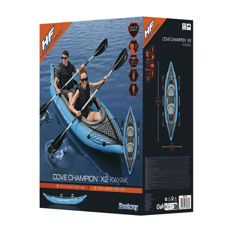 Afbeelding laden in galerijviewer, Bestway hydro force kajak cove champion x2 set
