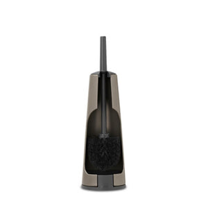 Brabantia toiletborstel en houder platinum dia.12x42cm