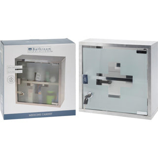 Excellent care medicijnkastje rvs glas