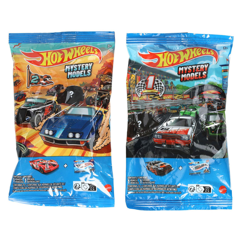 Afbeelding laden in galerijviewer, Hot wheels mystery auto met sticker - 1:64

