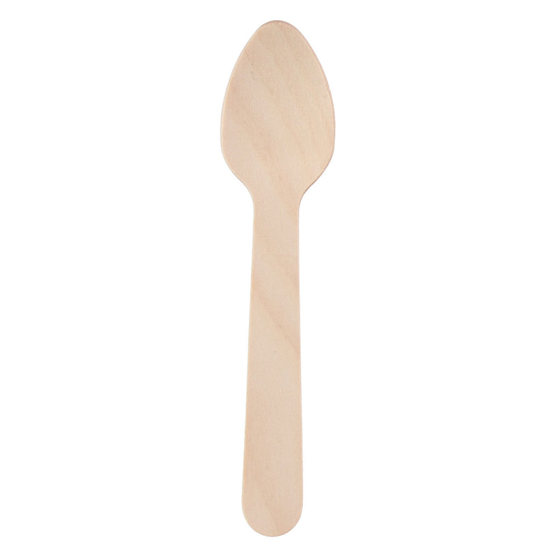 Afbeelding laden in galerijviewer, Wegwerp theelepel hout 11cm, 50st.
