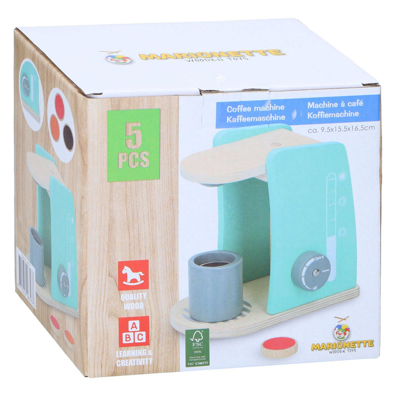 Afbeelding laden in galerijviewer, Houten Koffiemachine Set, 9dlg.
