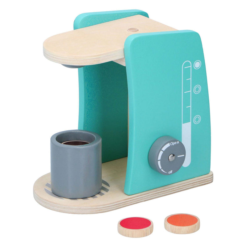 Afbeelding laden in galerijviewer, Houten Koffiemachine Set, 9dlg.
