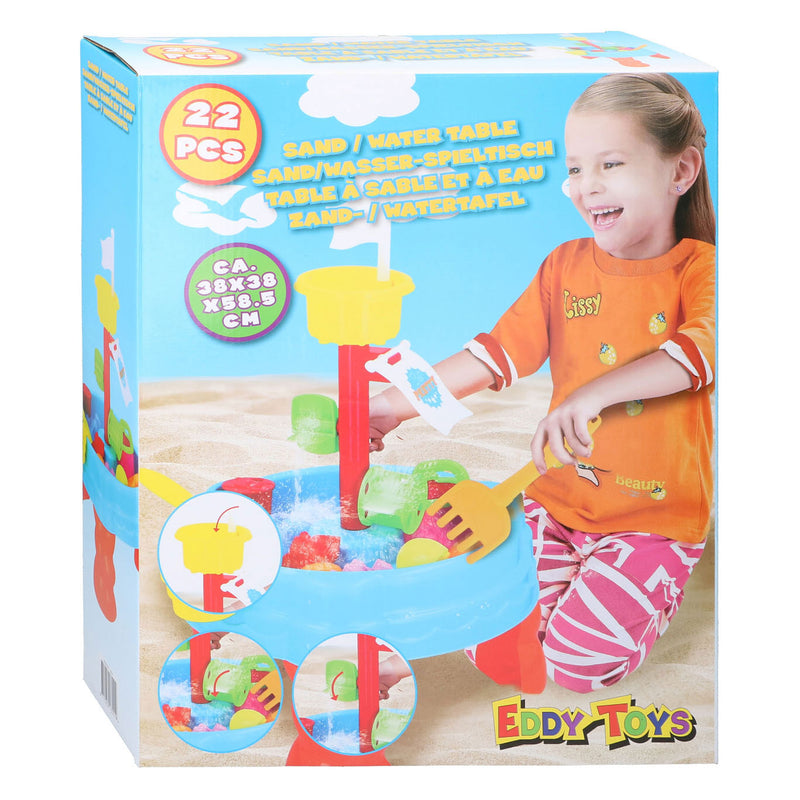 Afbeelding laden in galerijviewer, Eddy toys zand- en watertafel met toren, 22dlg.

